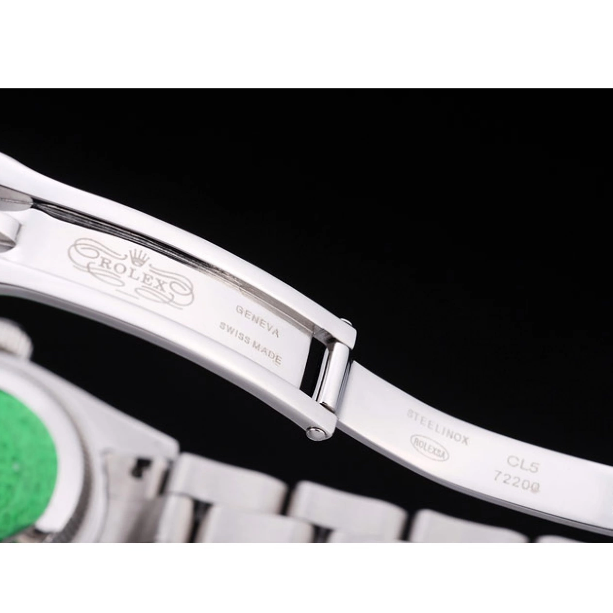 Good copy rolex watches 7474 Dial Rolex Silver Diamonds Bezel Polished Datejust Silver 0821